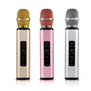 Mic Karaoke K6 Wireless Bluetooth Microphone Stereo Sound