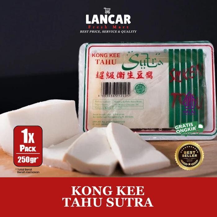 

New KONG KEE TAHU SUTRA 250GR / TOFU SUTRA 250GR