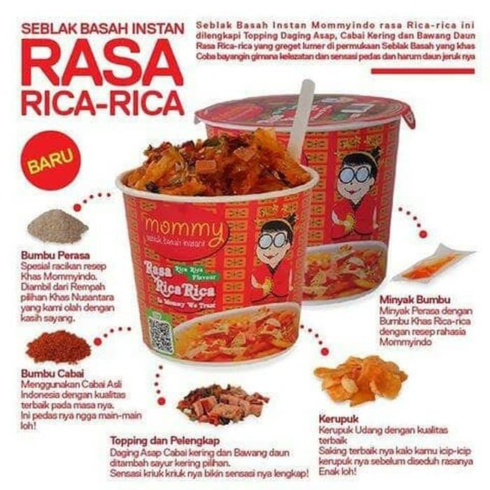 

New Seblak Instan Mommy Cukup Tinggal Seduh Atur Sendiri Pedasnya