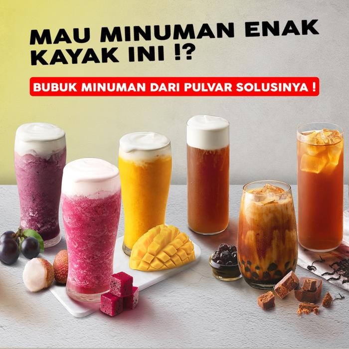 

New Bubuk minuman aneka rasa varian coklat 1KG / Serbuk minuman aneka rasa 1KG / bubuk minuman