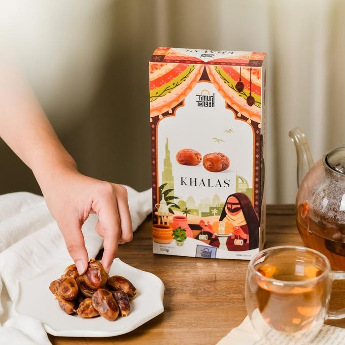 

Timur Tengah Kurma Khalas 500 gr Premium Kholas Dates Original High Quality