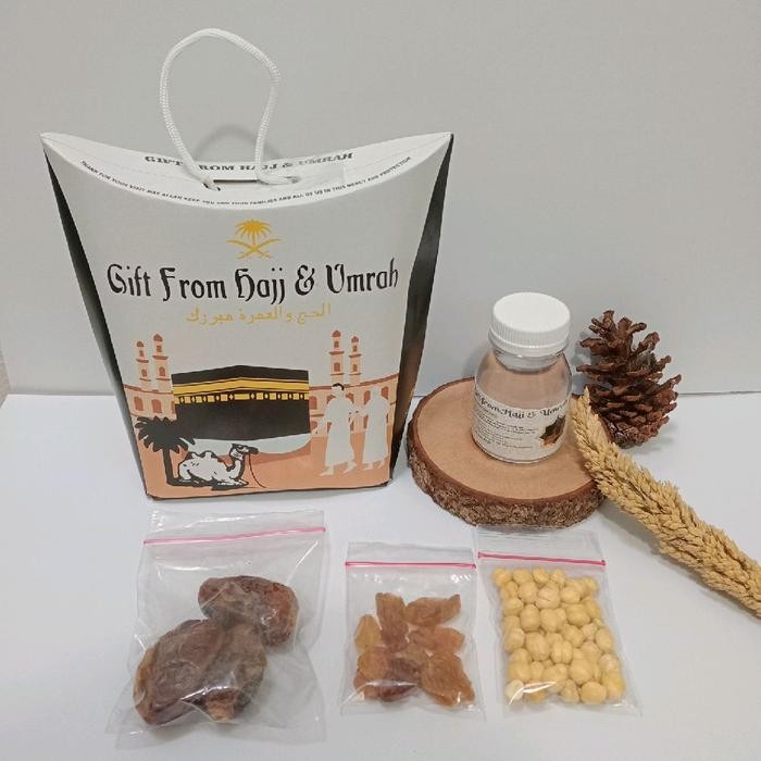 

Paket Oleh-Oleh Haji dan Umroh ( isi 25 ) Paket hemat Souvenir Gift Makanan Food Snacks