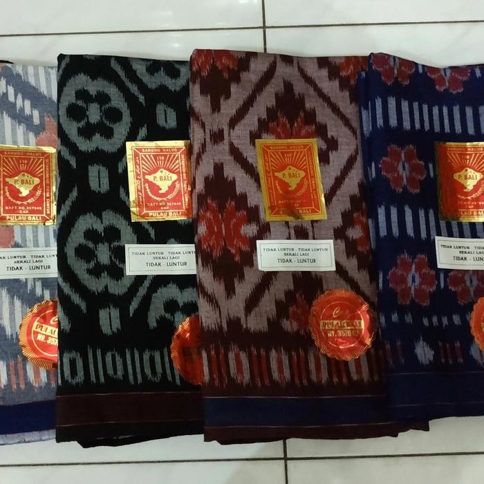 ASLI Sarung Goyor ATBM Asli tenun Tegal PULAU BALI READY STOCK