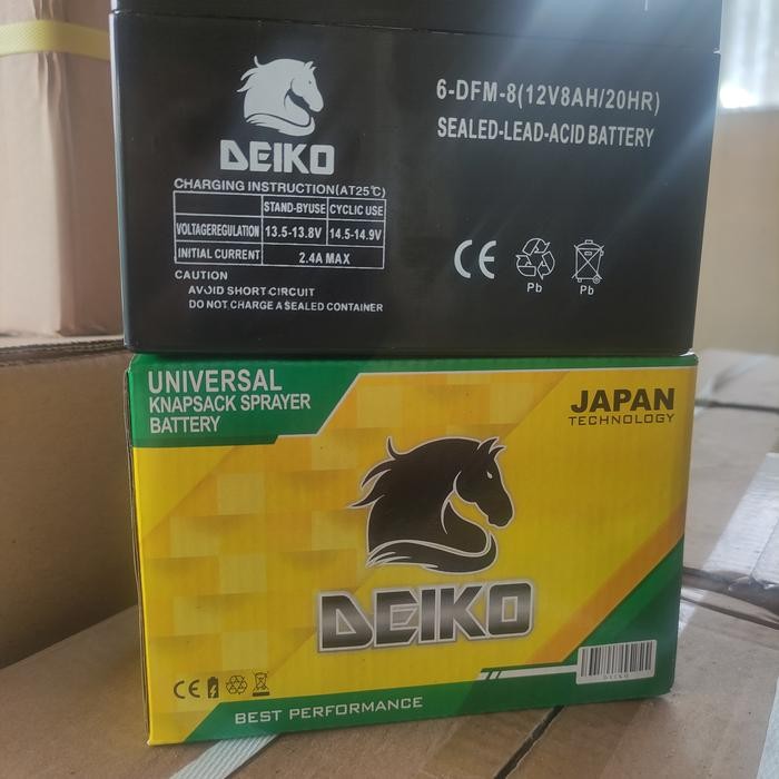 Aki Sprayer Elektrik 12V 8Ah #Gratisongkir