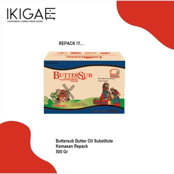 

BUTTERSUB MILKY / BUTTER OIL SUBSTITUTE KEMASAN REPACK 500 GR