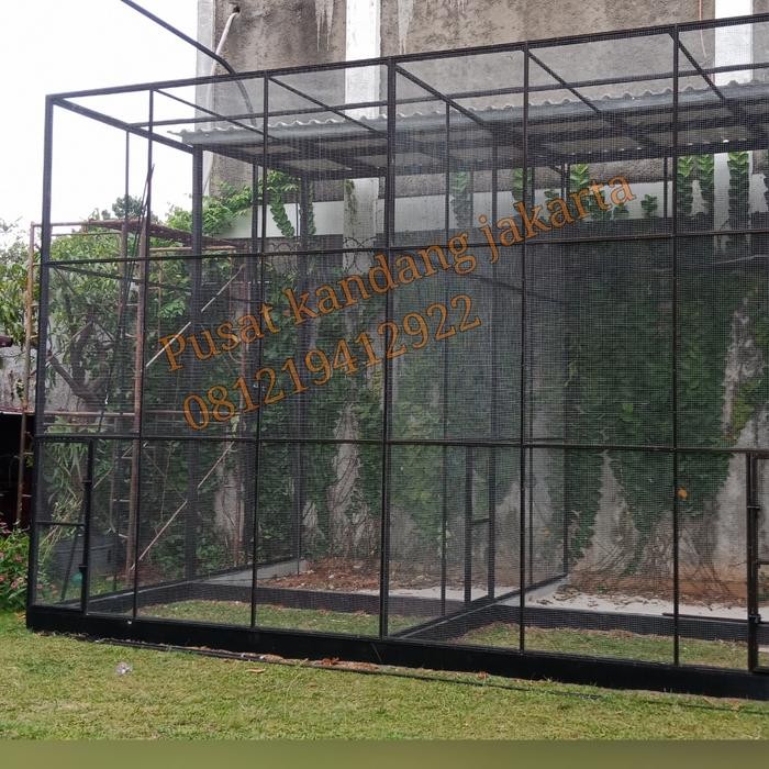 KANDANG AVIARI BURUNG BESAR JUMBO BESI