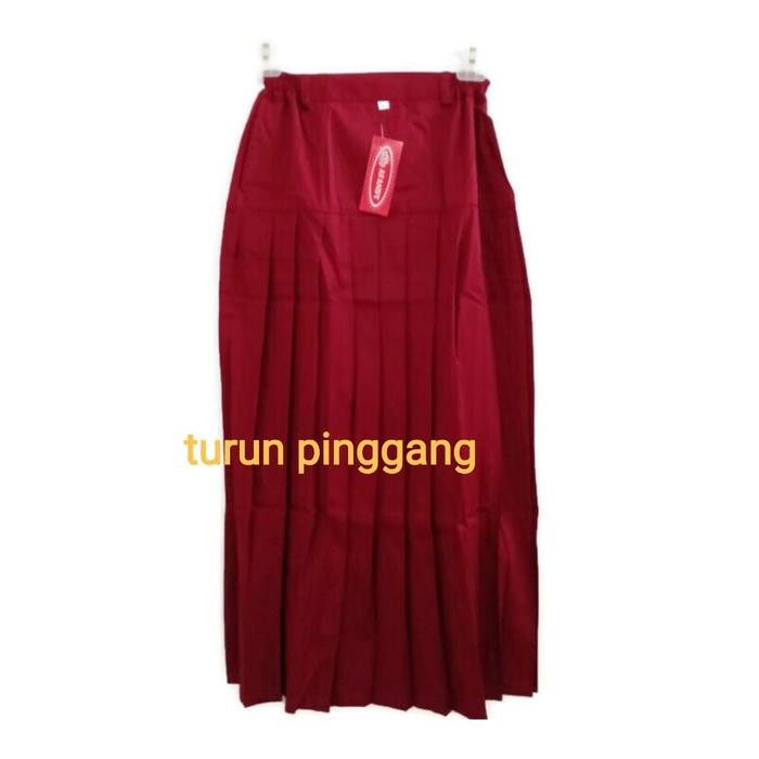 seragam SD / rok panjang merah / bawahan merah panjang / seragam merah