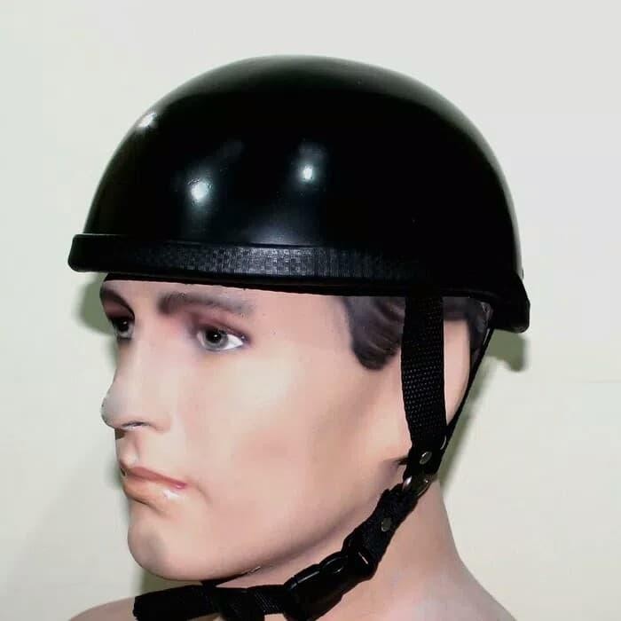 PREMIUM Helm Batok Catok Classik Army Nazi Retro Tentara Motor Bobber Glossy
