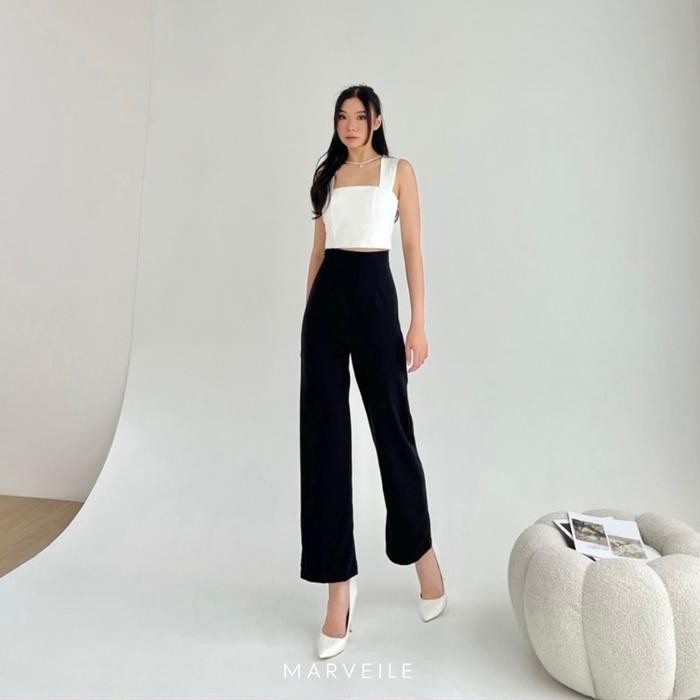 [ Marveile ] Maxy Cullote / Cullote Wanita (SLIM CUT & HIGHWAIST)