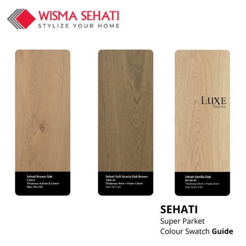 SEHATI SUPER PARKET Colour Swatch Guide Katalog Warna SPC Sehati Super Parket