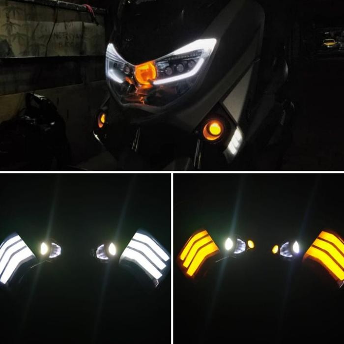 HM Lampu Sen Foglamp Sein Custom Nmax
