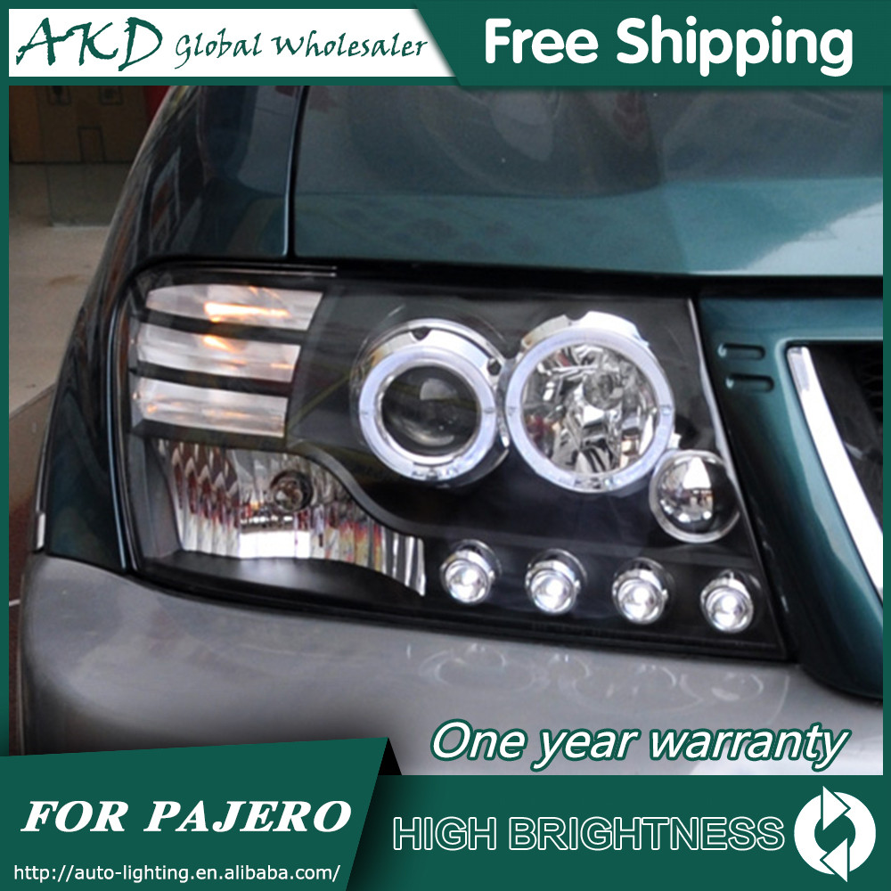 Car For Mitsubishi Pajero V73 2004–2016 Headlights DRL Hella LED Bi