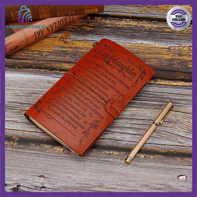 

Buku Jurnal Harian Leather Personal Diary-Coklat-Granddaughter