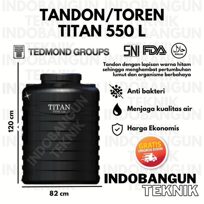 [Expert] Toren Tangki Tandon Air Grand Titan 500 Liter Tedmond Kuat Tahan Lama