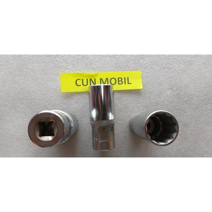 KUNCI SOK PANJANG 24 MM 12 PT 1/2" TEKIRO