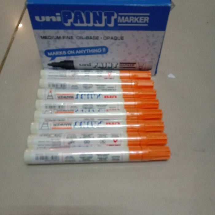 

spidol mitsubishi unipaint marker px 20 orange mitsubishi