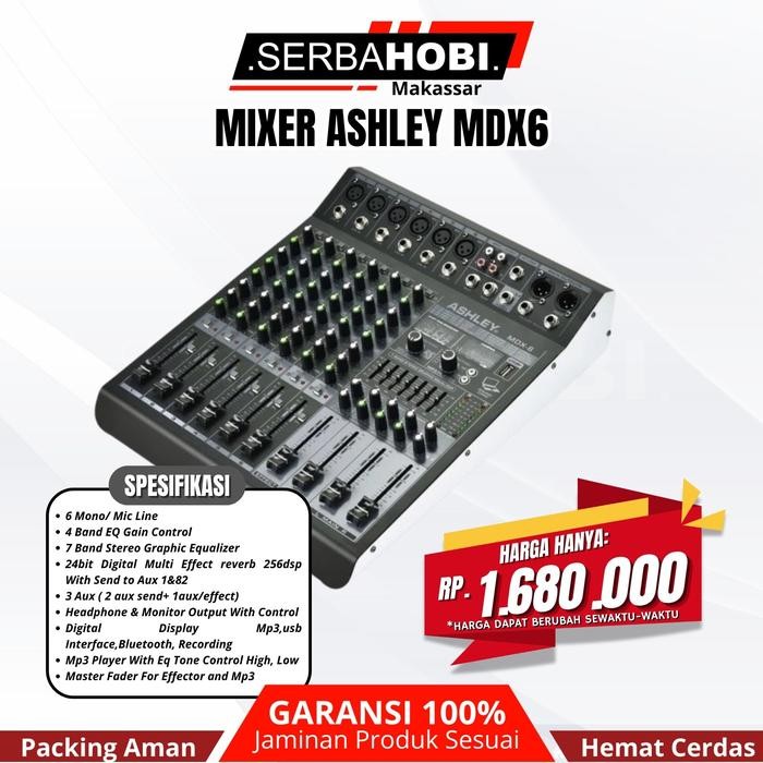 .........] MIXER AUDIO ASHLEY MDX6 / MIXER ASHLEY MDX6 USB