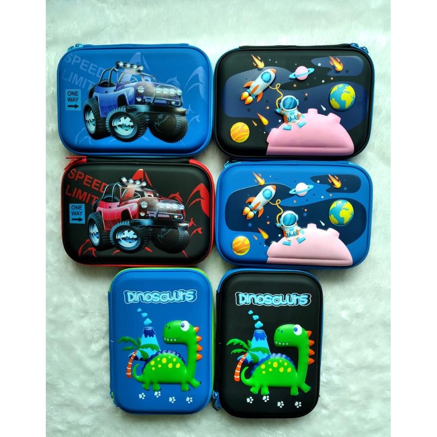 

Tempat pensil kotak pensil 3D Cowo Hardtop Pencil Case tempat pensil