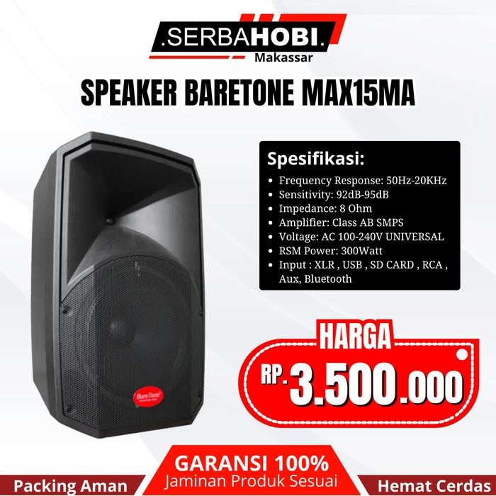 <<<<<] Speaker Aktif Baretone MAX15MA Original Sound