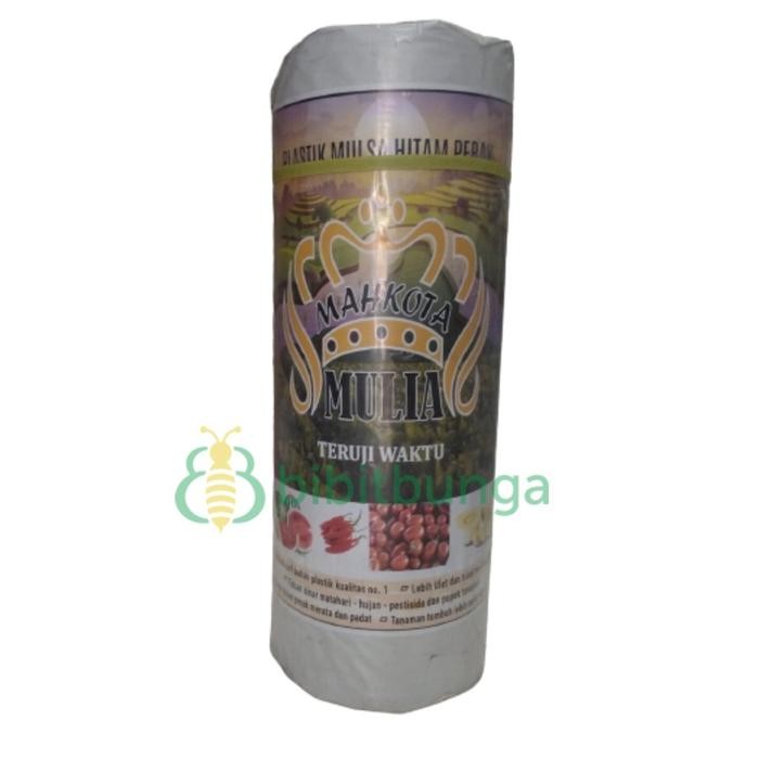 >>>>>] Mulsa Plastik Hitam Perak 1 Roll (1.2 x 500 meter) Mahkota