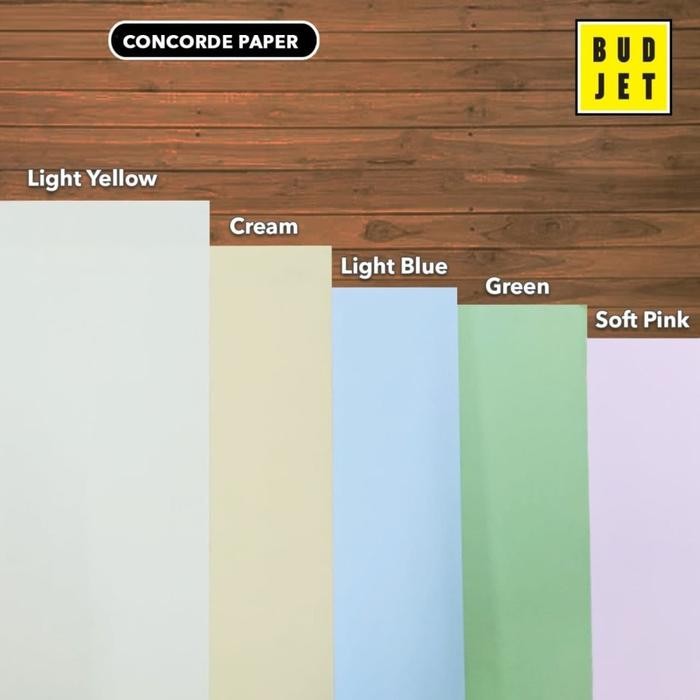 

Kertas Concorde Warna A4 220 Gsm / Kertas Piagam / Kertas Sertifikat