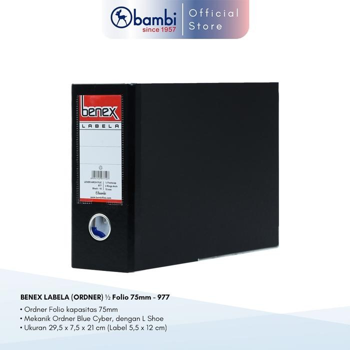 

Benex Labela Lever Arch File Ordner Voucher Jumbo Size 75 mm Original