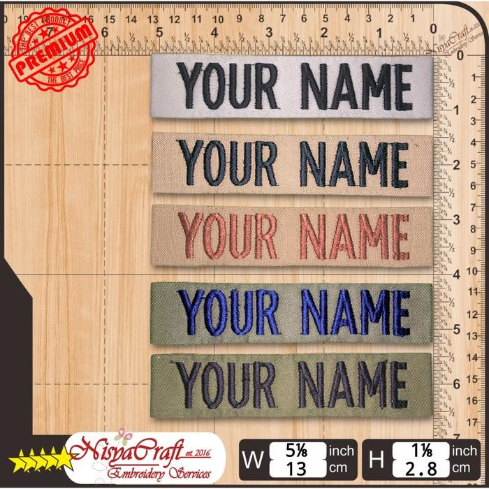 

NCEP0101-0474-016 Custom Nametape / Nama Saku (Premium) PreOrder