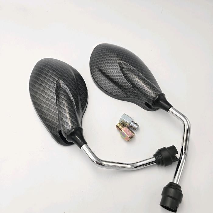 TERBARU SPION MOTOR X1 MODEL YAMAHA 125Z KARBON DAN HITAM POLOS HONDA YAMAHA BISA - SPION MOTOR