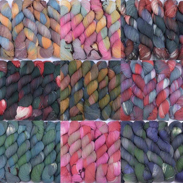 

Benang rajut baby cashmere handdyed ombre yarn small ply