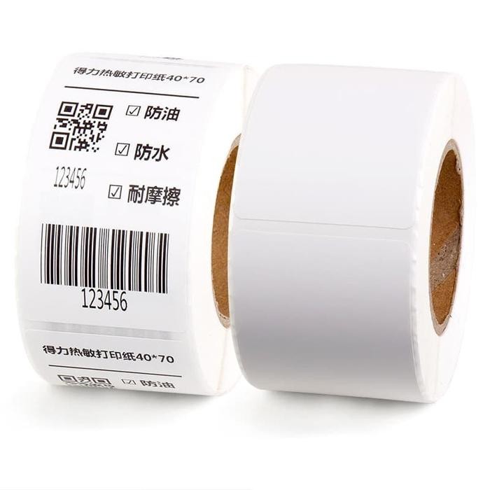 

Deli Three-proof Kertas Label Thermal warna putih 1187 1186