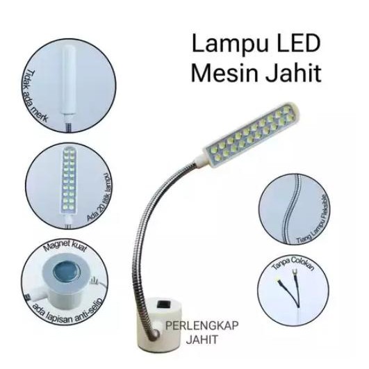 

Lampu Mesin Jahit 20 Titik Magnet