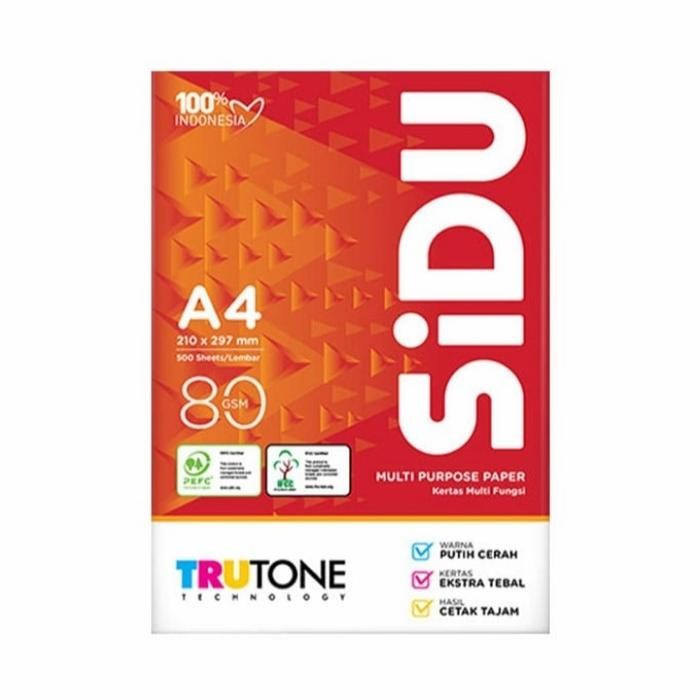 

Kertas HVS A4 80gr Sidu 80gsm