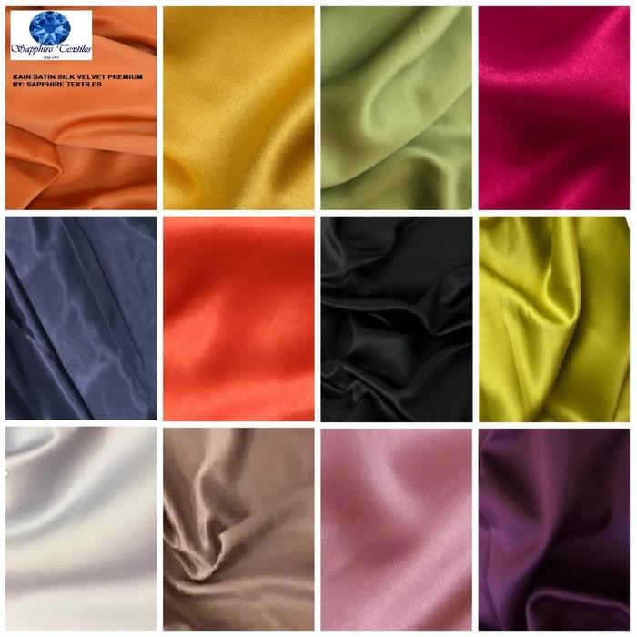

Kain Satin Silk Doff Premium Velvet Cavalli Murah 1 Meter D3 Jakarta