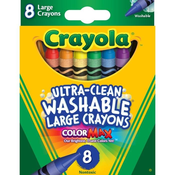 

Crayola Set Krayon Warna Large 8 Pcs