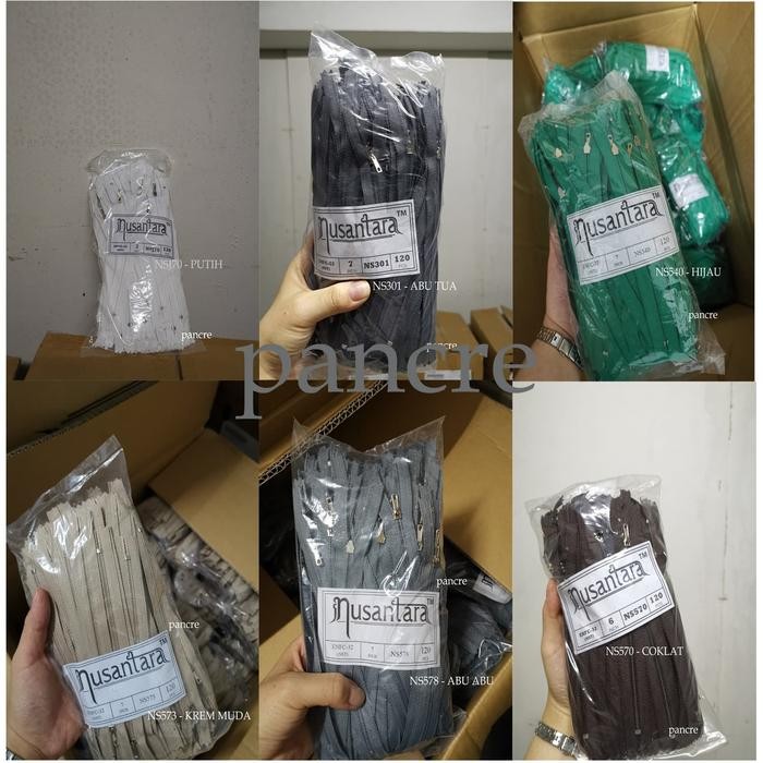 

Resleting Nusantara (Produk Lokal YKK) 6 inch 10lusin
