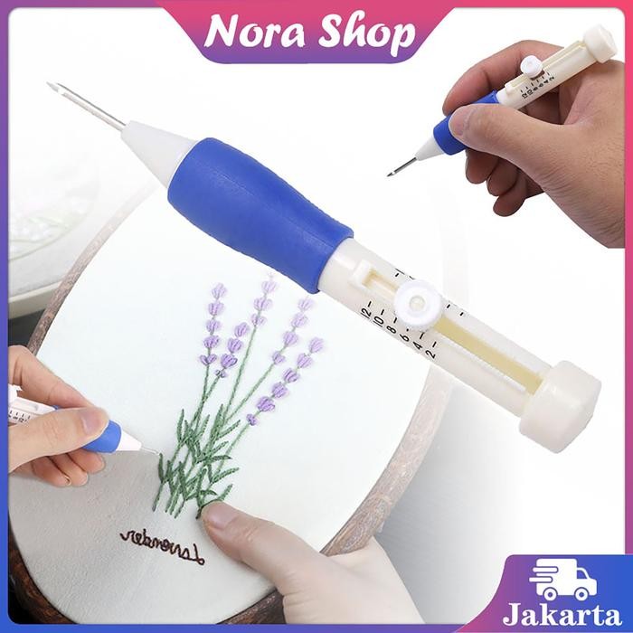 

Embroidery Pen Alat Menyulam Sewing Knitting Embroidery Punch Needle Alat Sulam Jahit