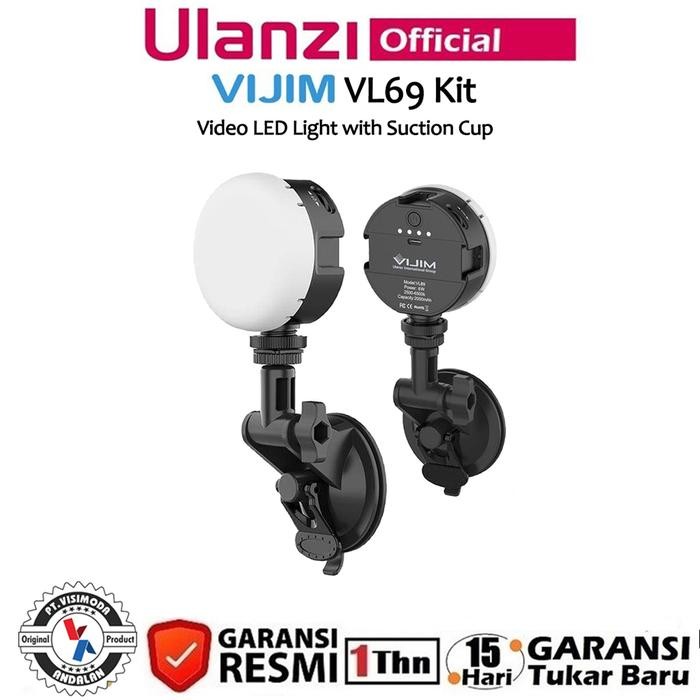 Ulanzi VL69 Kit Lampu LED Portable Video Light for Video Vlogging etc.