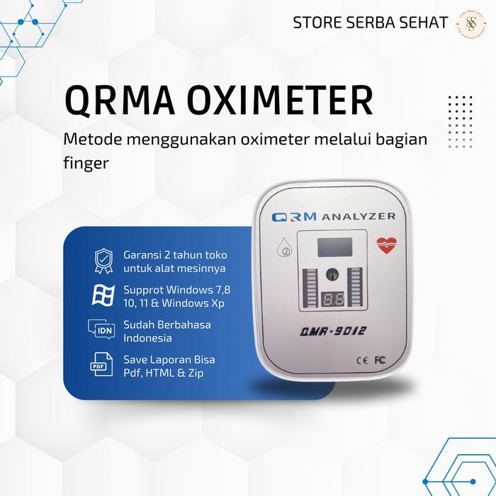 QRMA Oximeter Bahasa Indonesia Terbaru SUDAH BERBAHASA INDONESIA DAN GARANSI 2 TAHUN