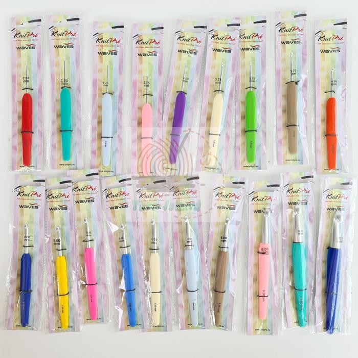 

Knitpro waves aluminium crochet hook