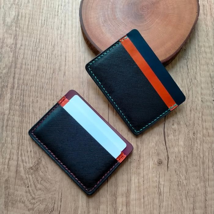 

dompet kartu kulit asli Handmade , card holder , leather wallet card handmade.