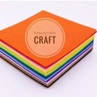 

22 Lembar Paket kain Flanel Mix Warna Ukuran 23 x 25 cm/Kain Flanel Kerajinan Murah Gradasi Isi 22