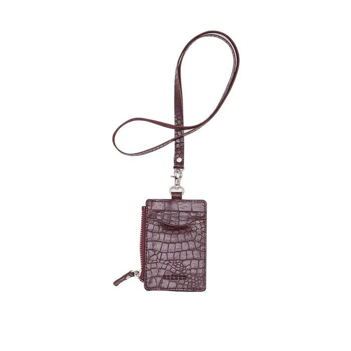 

STARKE ID Card Holder Zippered Gantungan ID Card dengan Retsleting Name Tag Lanyard Perusahaan