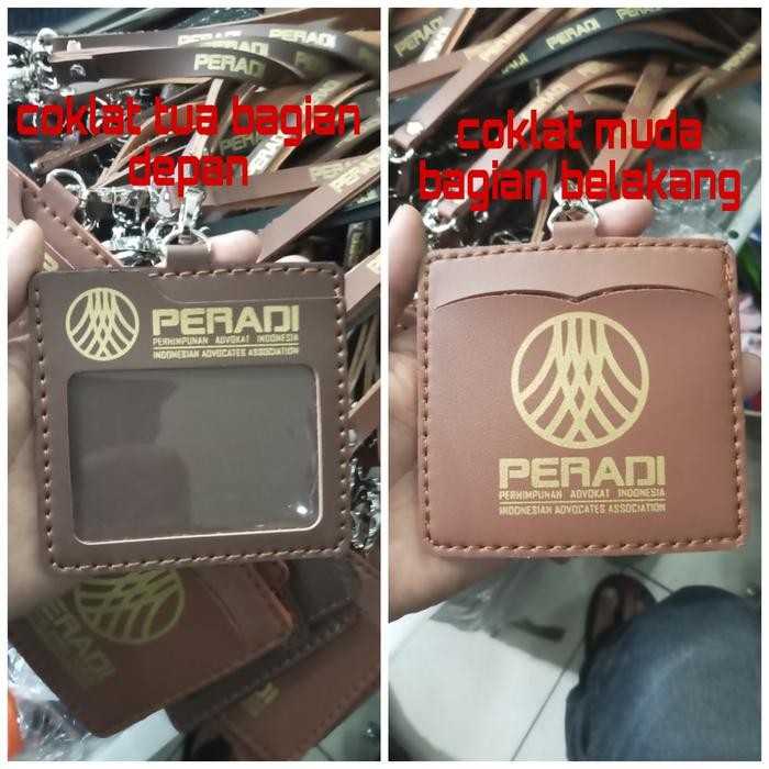 

tempat id card PERADI model tidur