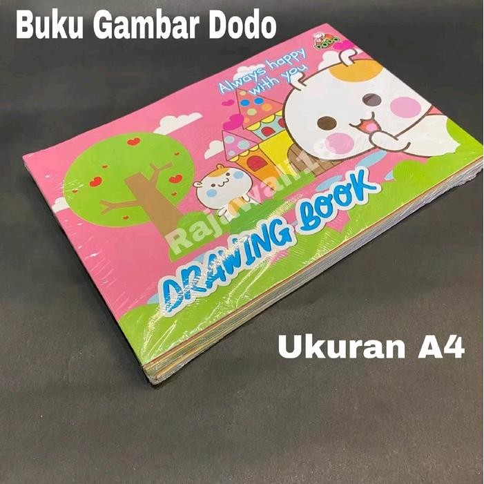 

1 Pak Buku Gambar A4 Dodo,Forte & Sika (Isi 10 Buku) Stationery Paper