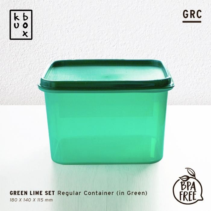 KUBOX Lunch Box Tempat Kotak Makan Plastik Bekal - Regular Container