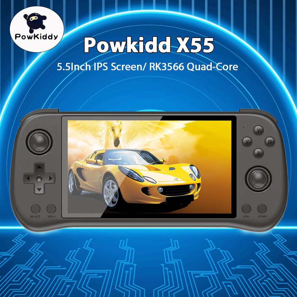Powkiddy X55 256G 40000Games Installed Retro Handheld Game Console
