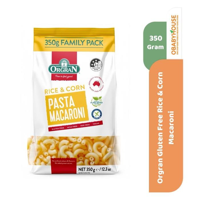 

Orgran Gluten Free Rice & Corn Macaroni 350 Gr