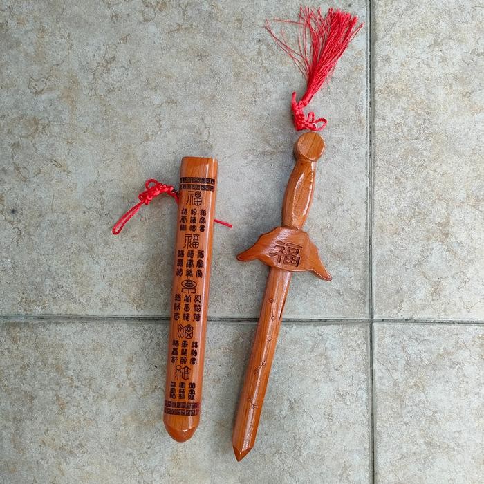 Pedang 7 Bintang Pedang Kayu Feng Shui Besar