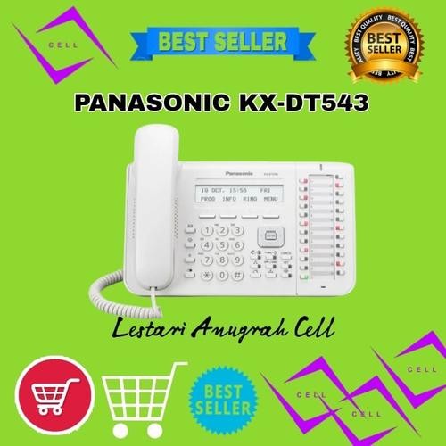 Telepon Panasonic KX-DT543 / Telephone Digital - Master/Key - Putih