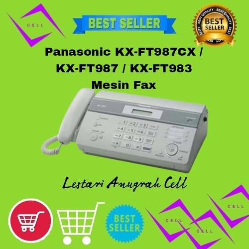 mesin fax panasonic kx ft987 - kx-ft983 - kx-ft987